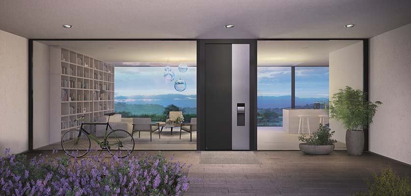 Aluminium Front Entrance Doors